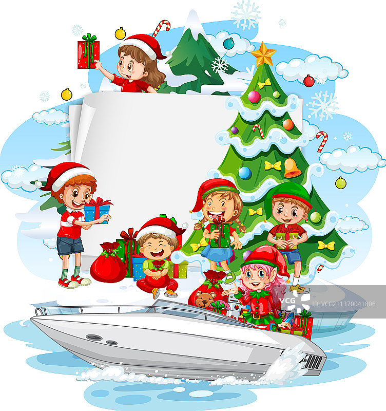 圣诞主题儿童banner图片素材