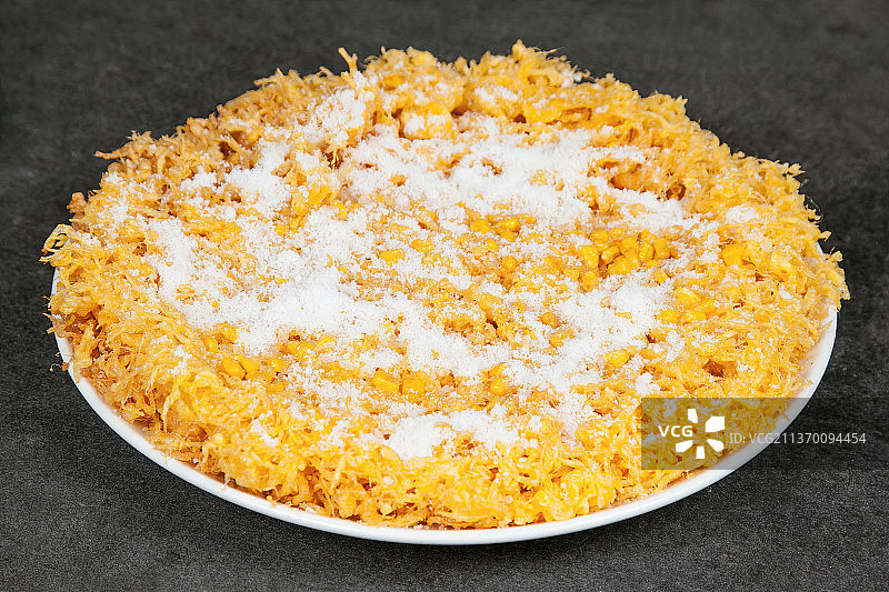 中餐美食-蜂窝玉米粒图片素材