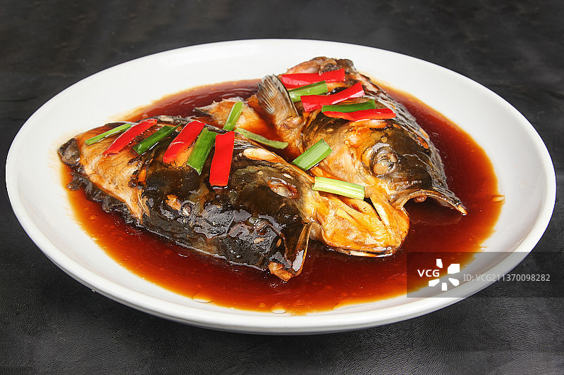 中餐美食-鱼头泡饼图片素材