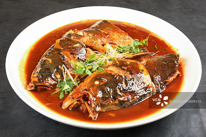 中餐美食-鱼头泡饼图片素材