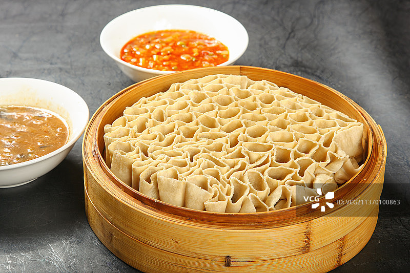 中餐美食-莜面窝窝图片素材