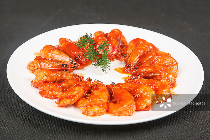 中餐美食-油焖大虾图片素材