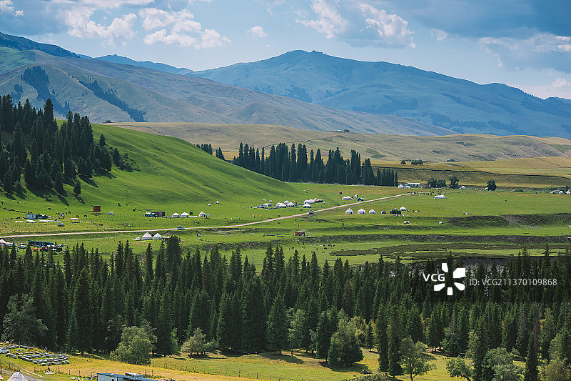 唐布拉草原图片素材