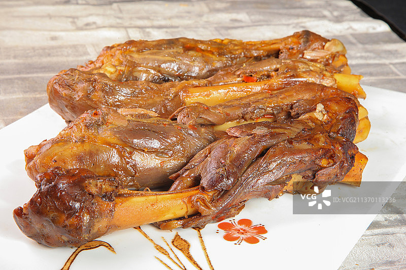 中餐美食-烤羊腿图片素材