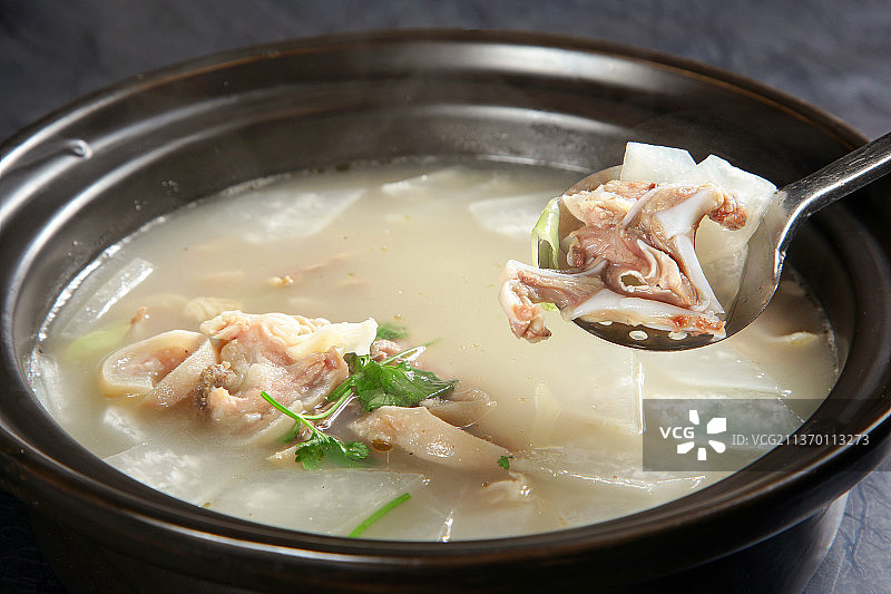 中餐美食-羊头汤图片素材