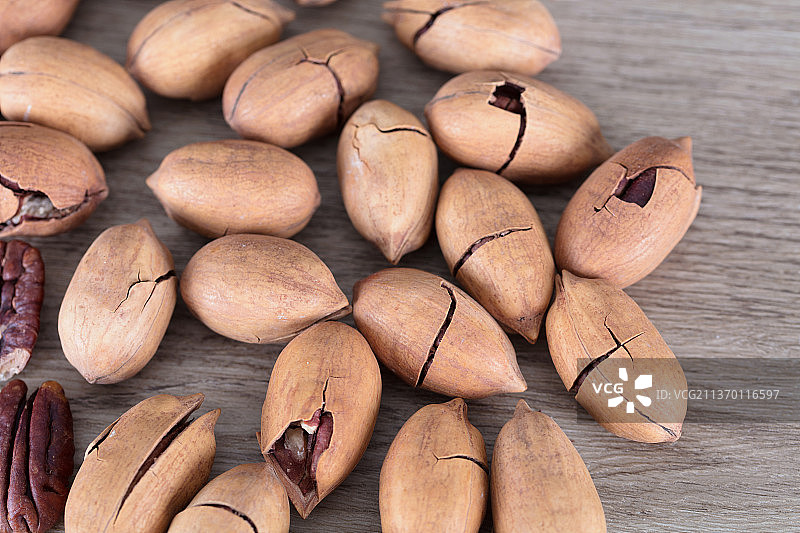休闲零食碧根果图片素材