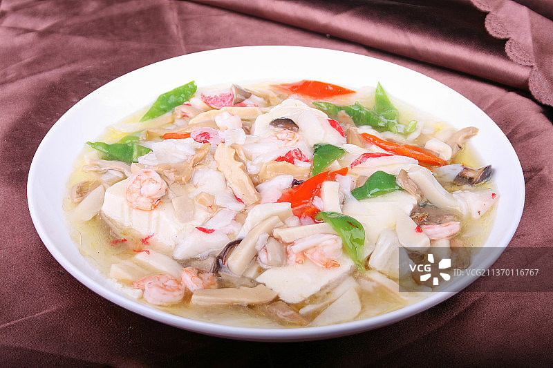 中餐美食-八珍豆腐图片素材