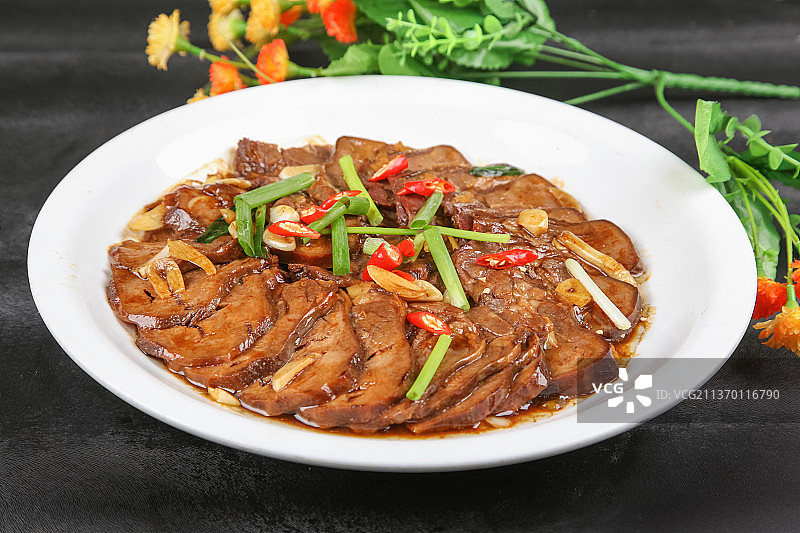 中餐美食-扒口条图片素材