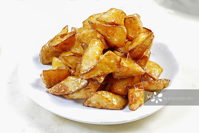 中餐美食-拔丝红薯图片素材