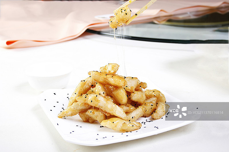 中餐美食-拔丝红薯图片素材