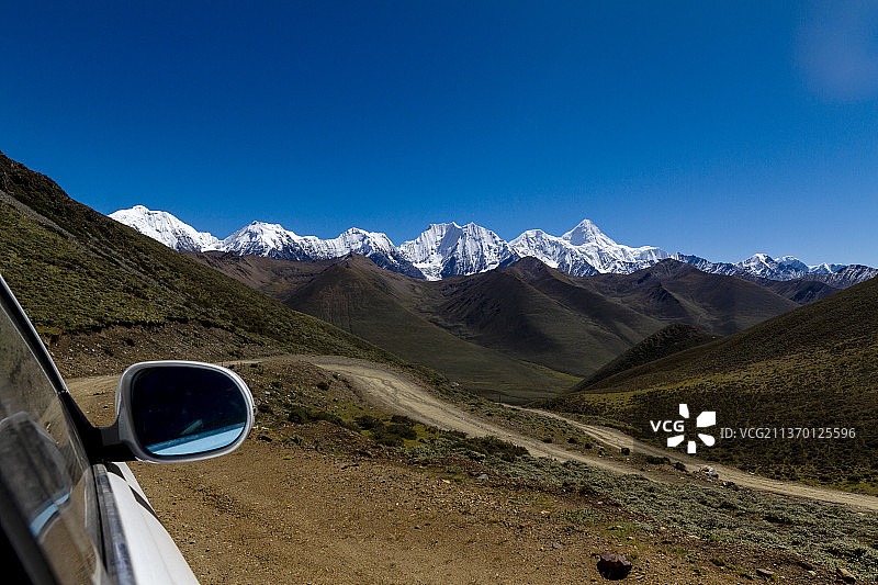 自驾川西 贡嘎雪山图片素材
