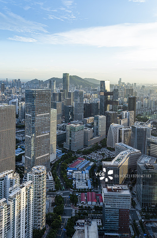 深圳城市风光-深圳南山CBD-深圳科技园-粤海街道图片素材