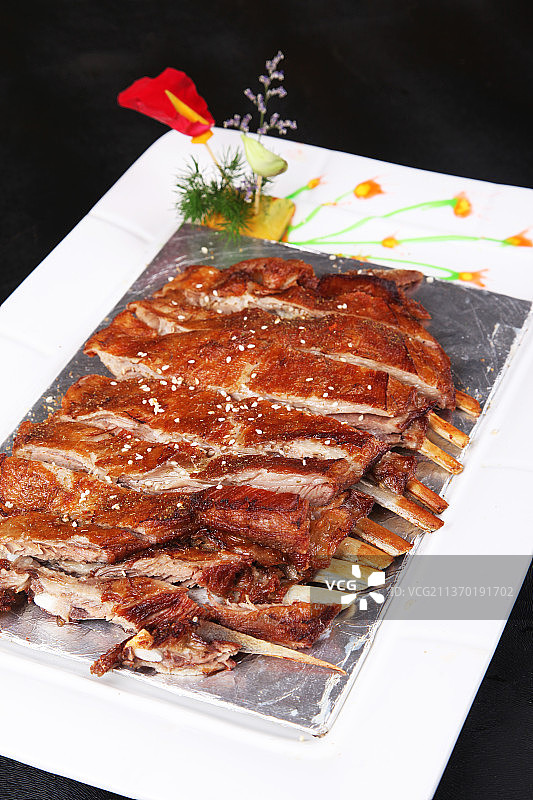 中餐美食-烤羊排图片素材