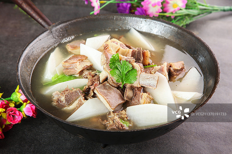 中餐美食-清炖羊排图片素材