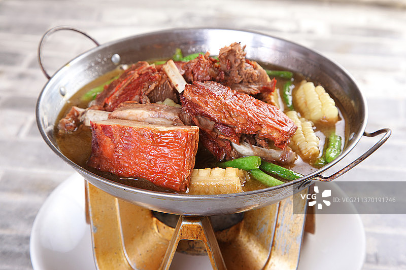 中餐美食-清炖羊排图片素材