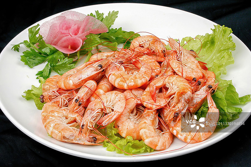 中餐美食-盐水虾图片素材