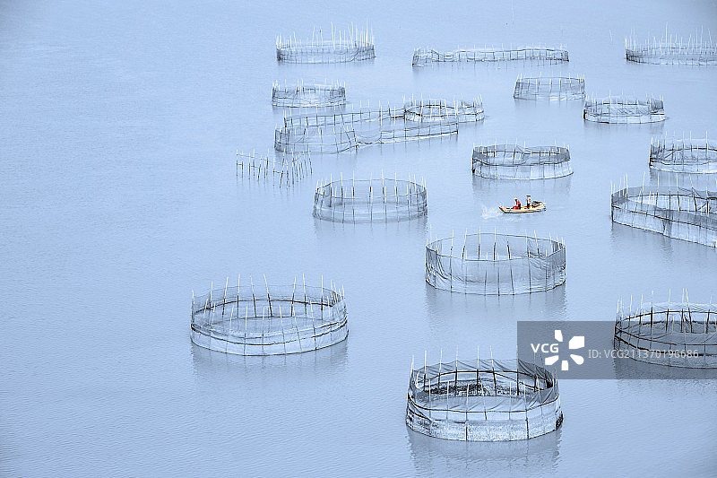 霞浦围网图片素材