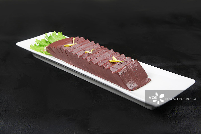 中餐美食-鸭血图片素材