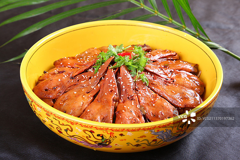 中餐美食-麻辣鸭头图片素材