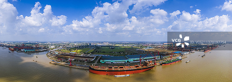 沿江造船业图片素材