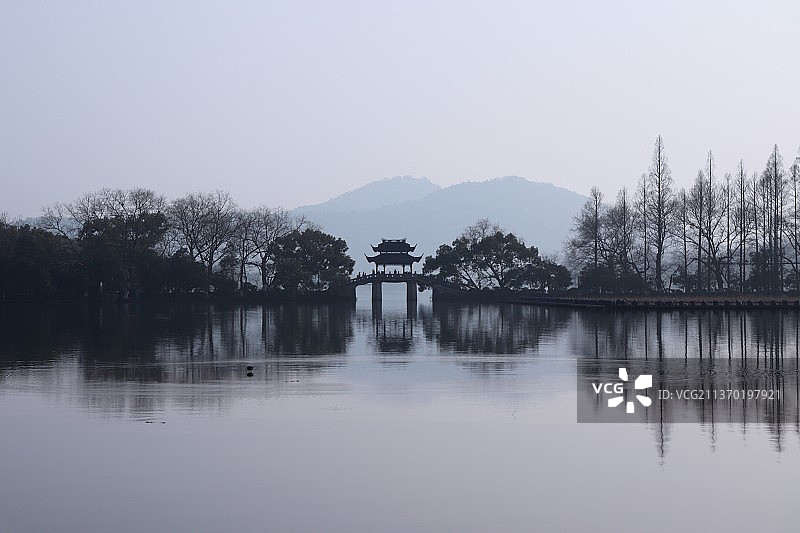杭州的冬天图片素材