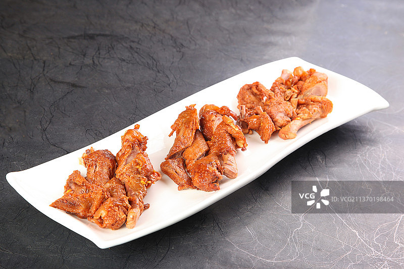 中餐美食-麻辣鸭翅图片素材