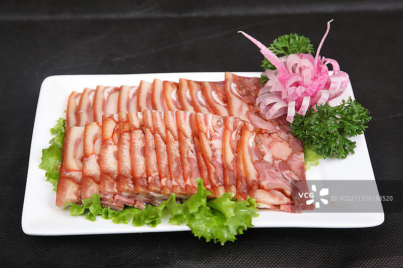中餐美食-压猪头图片素材