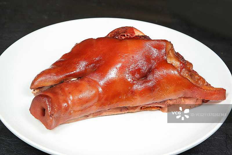 中餐美食-熏猪头肉图片素材