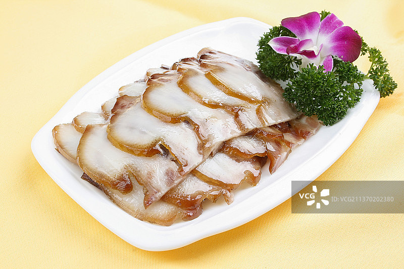 中餐美食-熏猪头肉图片素材