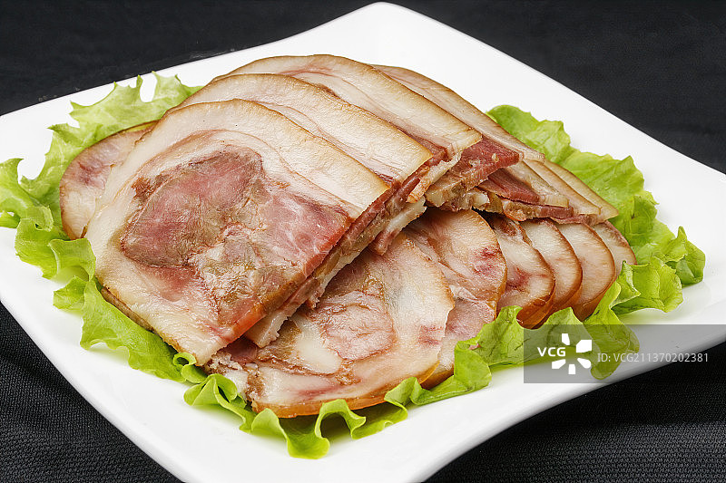 中餐美食-熏猪头肉图片素材