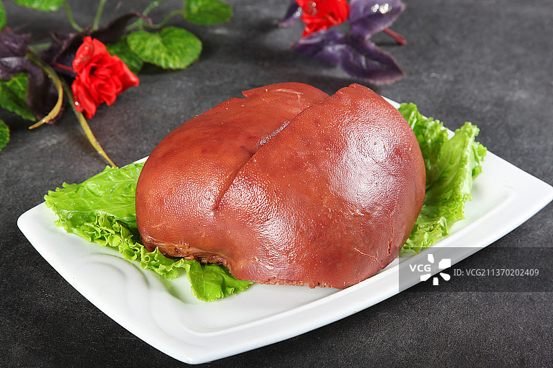 中餐美食-熏猪肝图片素材