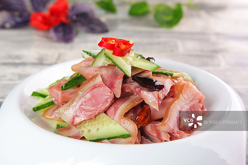 中餐美食-凉拌猪头肉图片素材