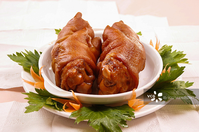 中餐美食-熏猪手图片素材
