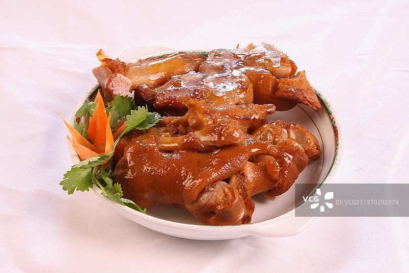 中餐美食-熏猪手图片素材