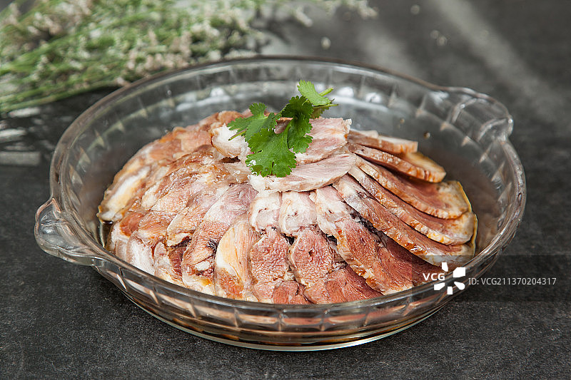 中餐美食-酱肘花图片素材