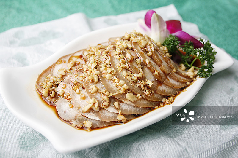 中餐美食-酱肘花图片素材