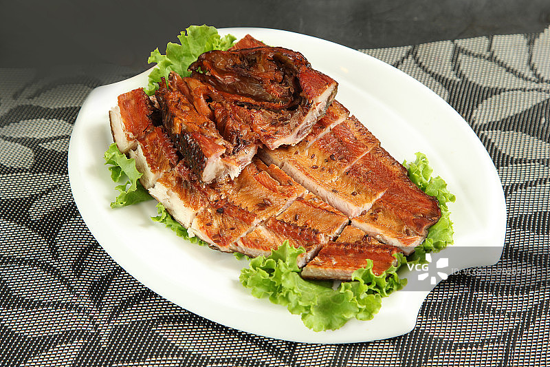 中餐美食-五香熏鱼图片素材