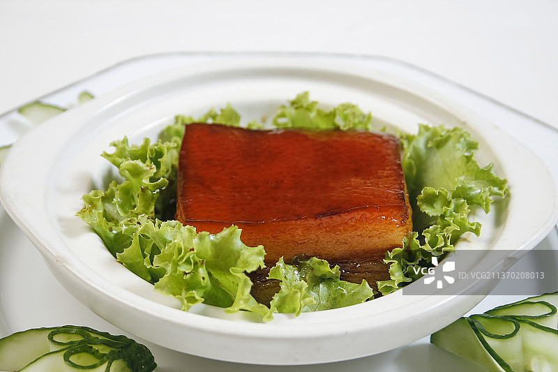 中餐美食-熏五花肉图片素材