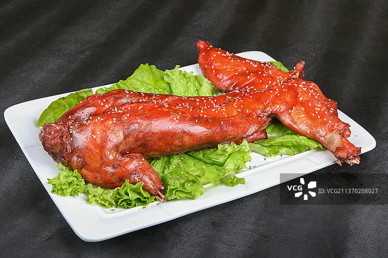 中餐美食-手撕兔图片素材