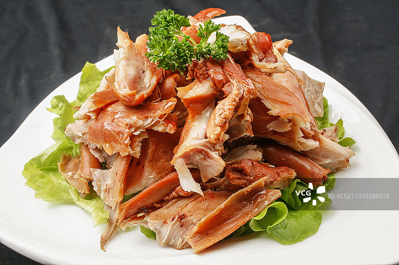 中餐美食-手撕兔图片素材