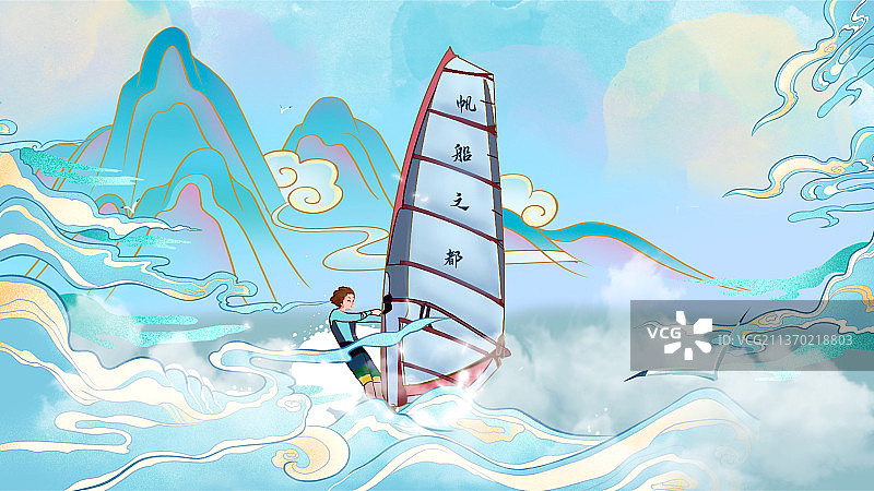 帆船之都图片素材