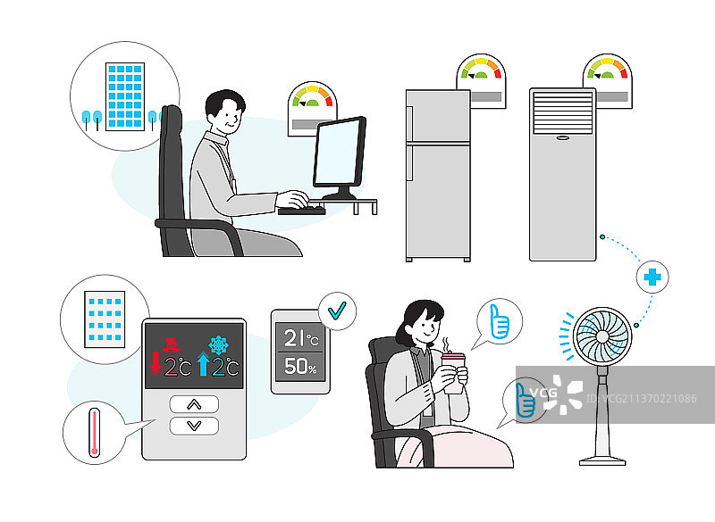 日常生活中的碳中和方法图片素材