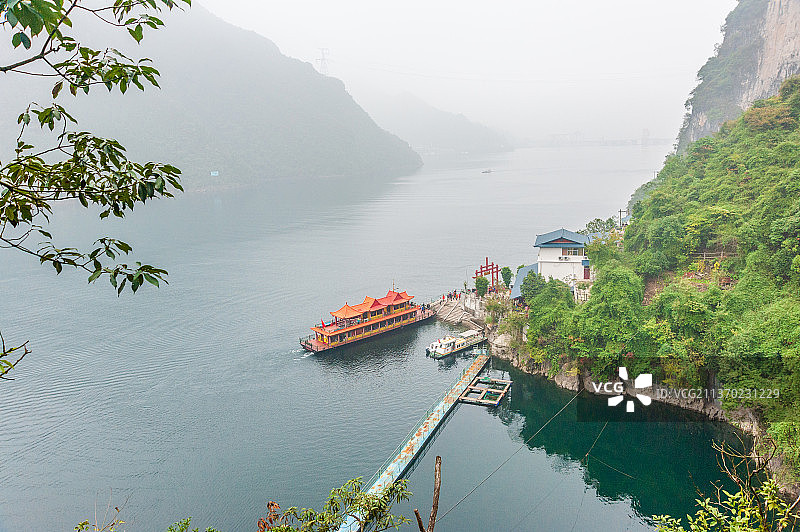 中国湖北宜昌清江画廊图片素材