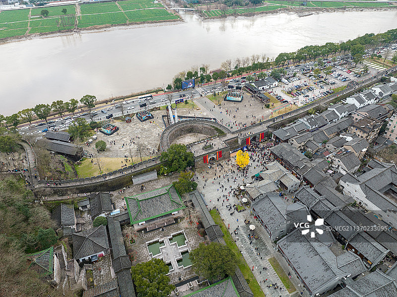浙江台州临海台州府城紫阳街图片素材