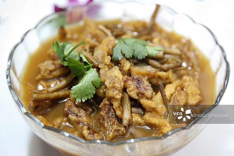 中餐美食-酸汤小酥肉图片素材