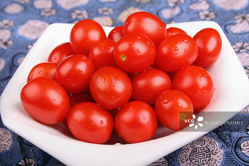 中餐美食-樱桃柿子图片素材