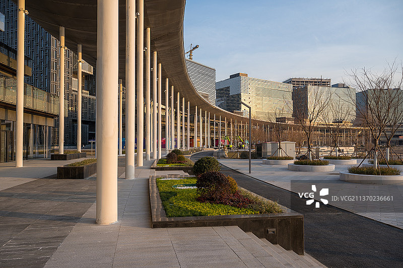 郑州北龙湖金融岛建筑群图片素材