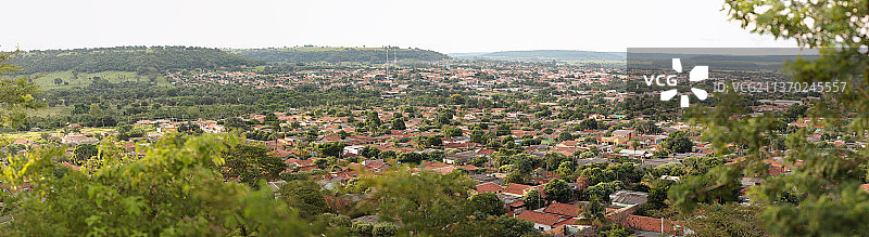 巴西卡西兰迪亚市鸟瞰图片素材