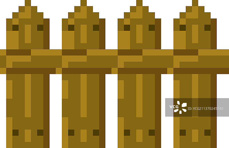 像素化围栏设计图片素材