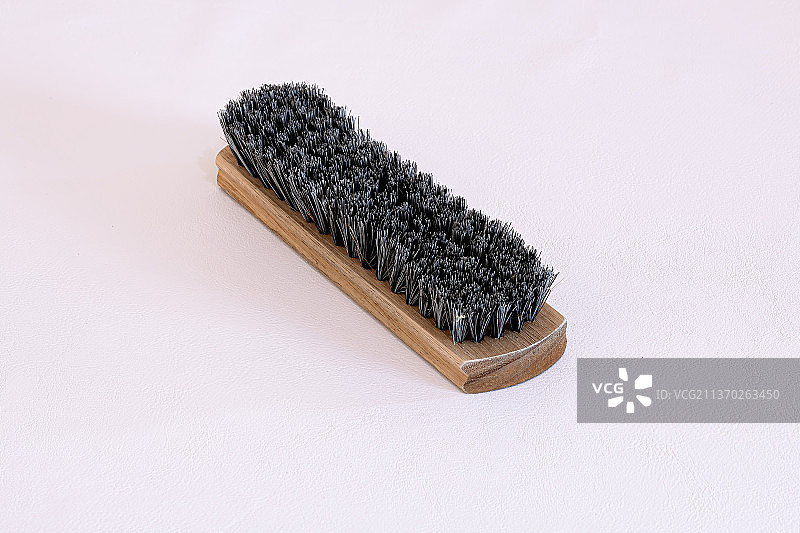 白色背景上的大型软毛刷特写图片素材